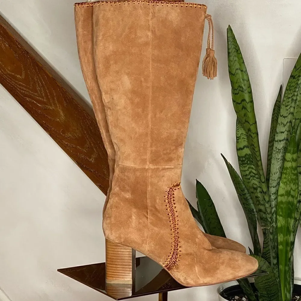 ANTHROPOLOGIE SILENT D SALOME KNEE-HIGH BOOTS